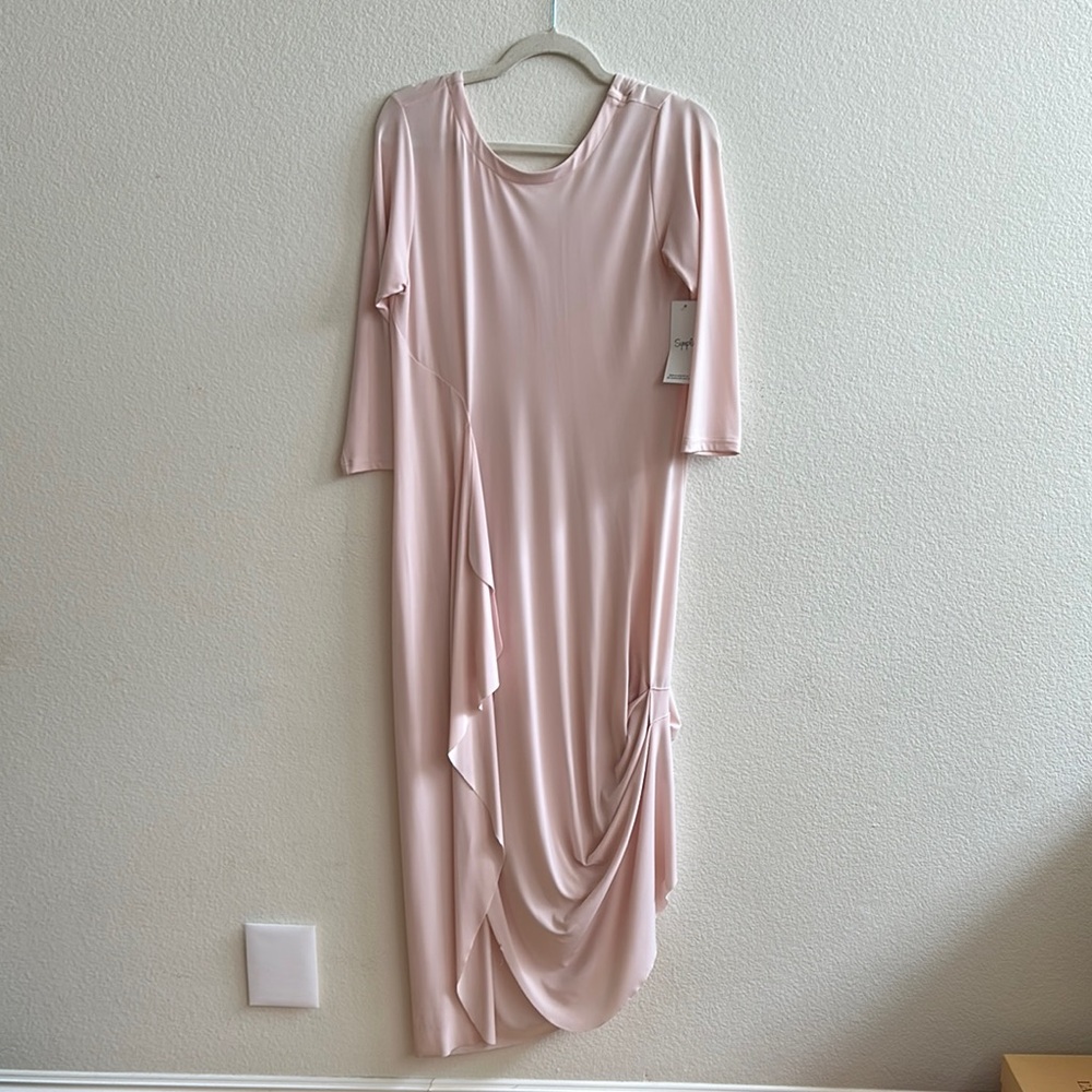 Sympli Reversible Drama Dress - Light Pink